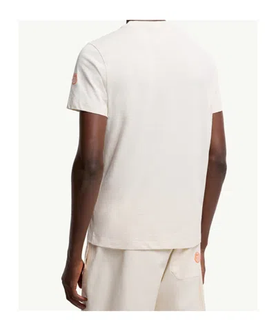 Moncler T-shirt En Coton X Gilga Farm By Donald Glover In Neutral