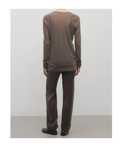 The Row Miros Satin-finish Trousers