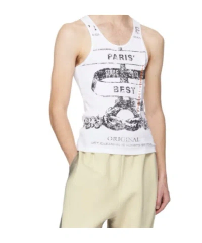 Y/project Printed Vest In White
