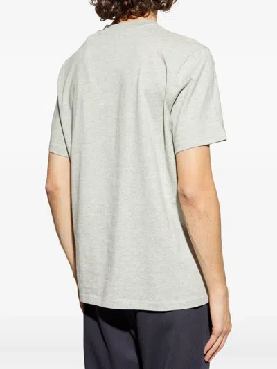 Moncler Mascot Logo Cotton T-shirt In Gray