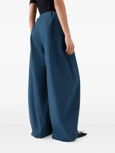 Jacquemus Hose Mit Bundfalten In Blue