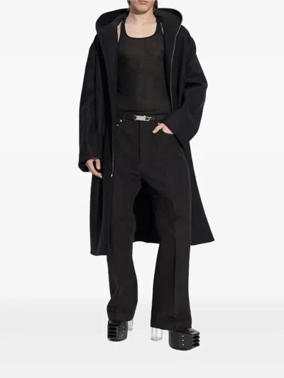 Rick Owens 120mm Grilled Platform Leather Boots