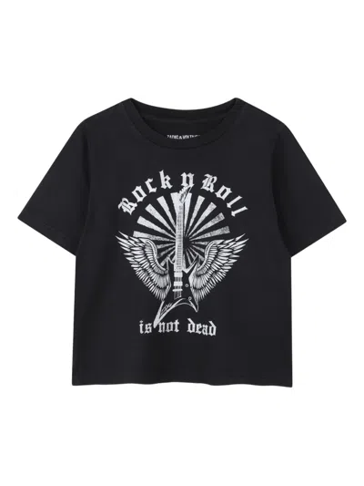 Zadig & Voltaire T-shirt Mit Grafischem Print In Black