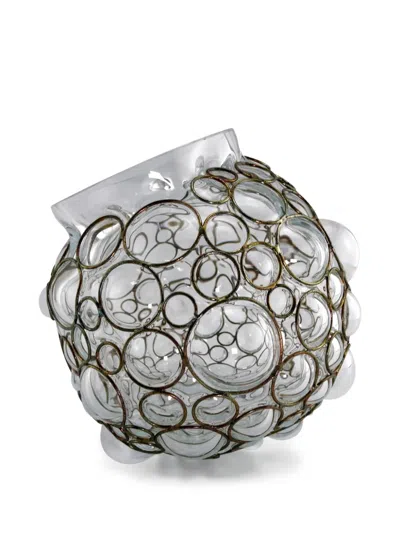 Vanessa Mitrani Champagne Ball Vase 18cm In Gray