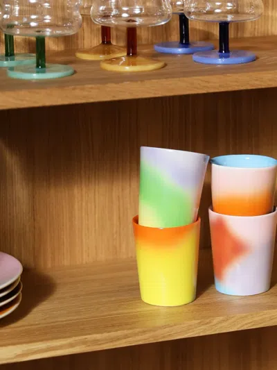 &k Amsterdam Ombre Ceramic Mugs (set Of Four)
