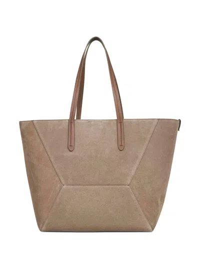 Brunello Cucinelli Suede Tote Bag