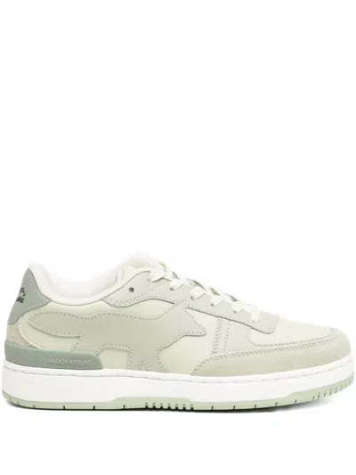 Maison Kitsuné Chiru Trainers In Green