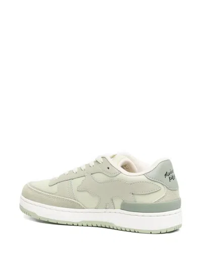 Maison Kitsuné Chiru Trainers In Green