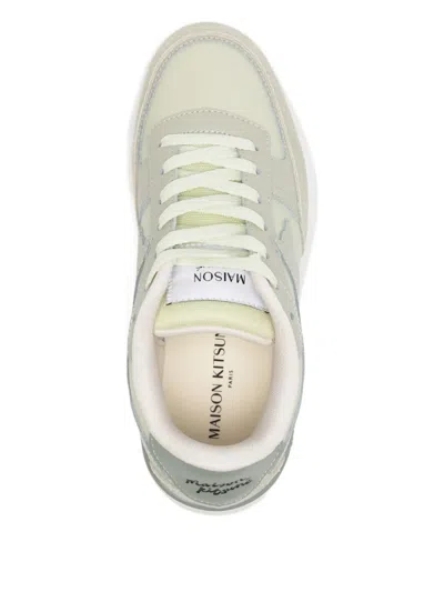 Maison Kitsuné Chiru Trainers In Green