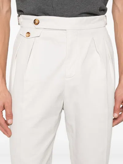 Brunello Cucinelli Neutral Pants In White