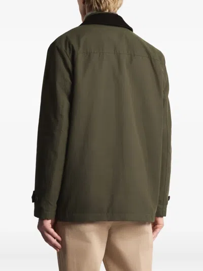 Fay Utility-jacke Mit Kragen In Green