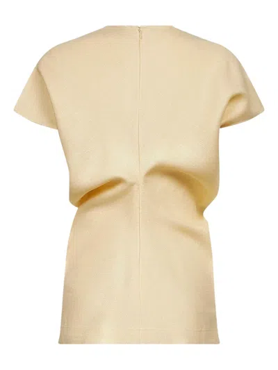 Totême Gathered Short-sleeve Top