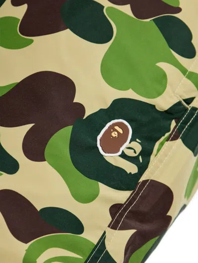 A Bathing Ape Camouflage-print Bermuda Shorts In Green