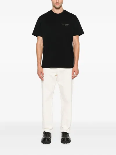 Givenchy Cotton T-shirt With Stamp Print Clothing In Black