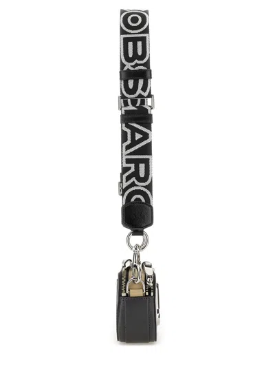 Marc Jacobs Multicolor Leather The Snapshot Crossbody Bag In Gray