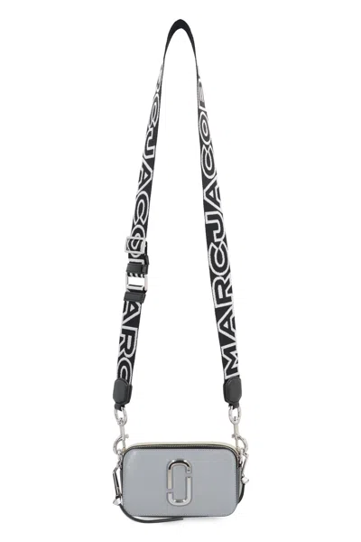 Marc Jacobs Multicolor Leather The Snapshot Crossbody Bag In Gray