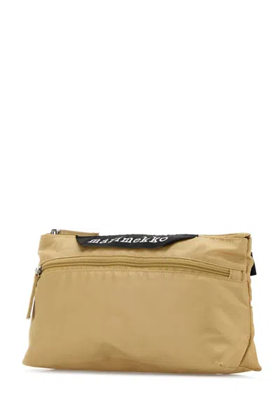 Marimekko Beige Fabric Belt Bag