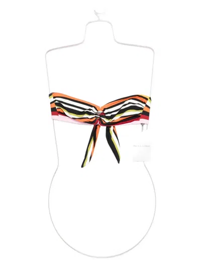 Cala De La Cruz Sandra Bikini Top In Multi