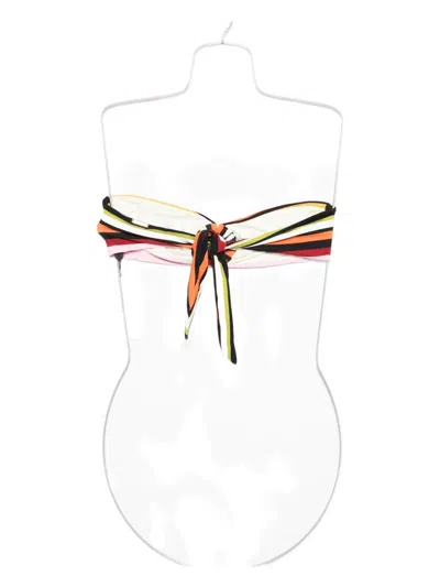 Cala De La Cruz Sandra Bikini Top In Multi