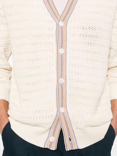 Nn07 Josh Cardigan Ivory In Neutral