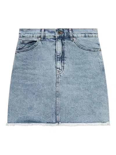 Gestuz Gzdea High-rise Denim Skirt In Blue