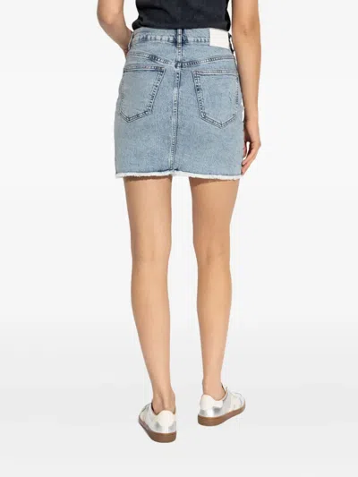 Gestuz Gzdea High-rise Denim Skirt In Blue