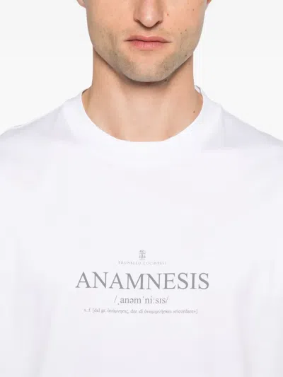 Brunello Cucinelli Cotton T Shirts In White