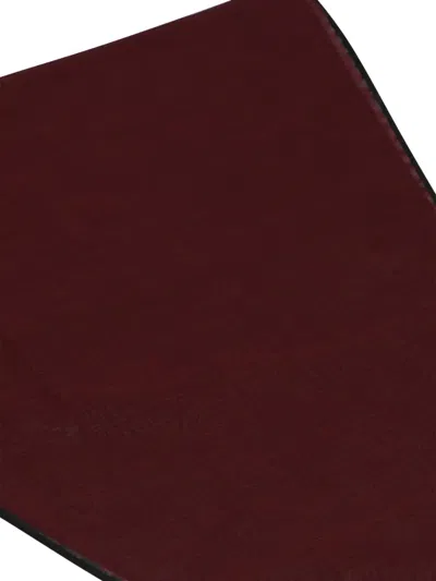 Zegna Triangular-edged Scarf In Brown