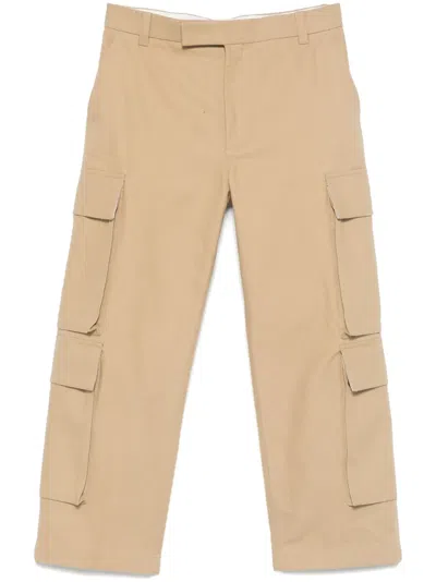 Thom Browne Beige Utility Chino Cargo Trouser In Neutral
