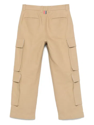 Thom Browne Beige Utility Chino Cargo Trouser In Neutral