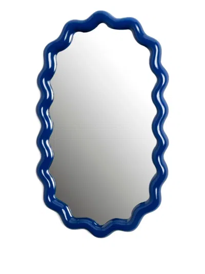 &k Amsterdam Zigzag Wave Mirror (40cm X 24cm)