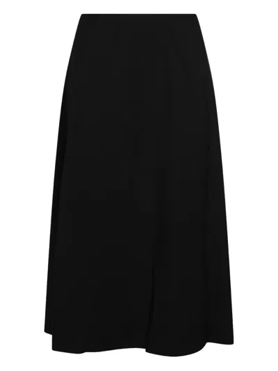 Brunello Cucinelli A-line Midi Skirt In Black