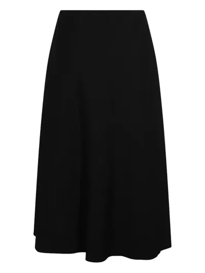 Brunello Cucinelli A-line Midi Skirt In Black
