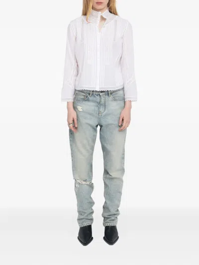 Zadig & Voltaire Tano Shirt In White