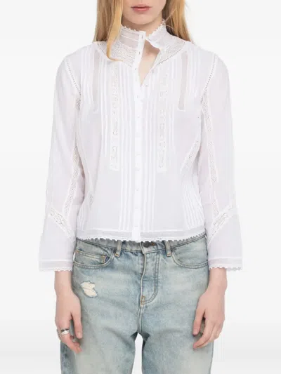 Zadig & Voltaire Tano Shirt In White