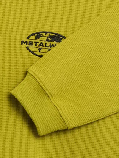 Metalwood Studio World Class Waffle-knit T-shirt In Green