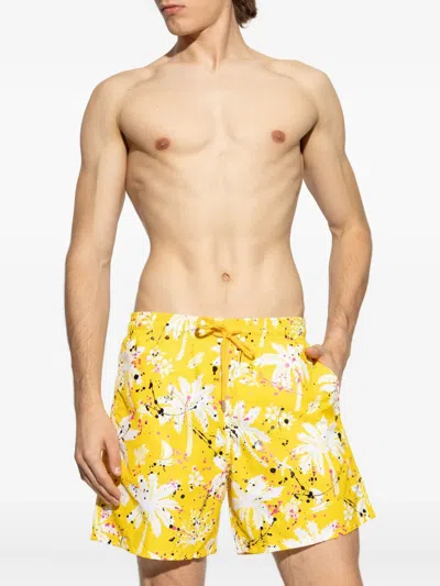Palm Angels X Vilebrequin In Yellow