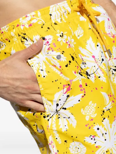 Palm Angels X Vilebrequin In Yellow