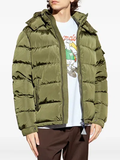 Moncler Men Maya Recycled Nylon Jacket In Green