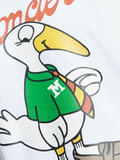 Moncler Monduck Mascot Cotton Graphic T-shirt In White