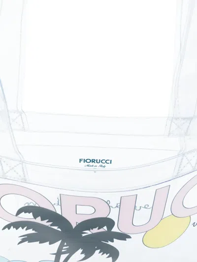 Fiorucci Multicolour Pvc Shopper In White
