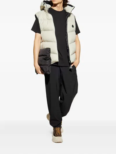 Moncler Logo-embossed Cotton T-shirt In Black