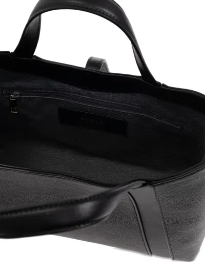 Furla Dual Top Handles Structured Silhouette Shoulder Bag