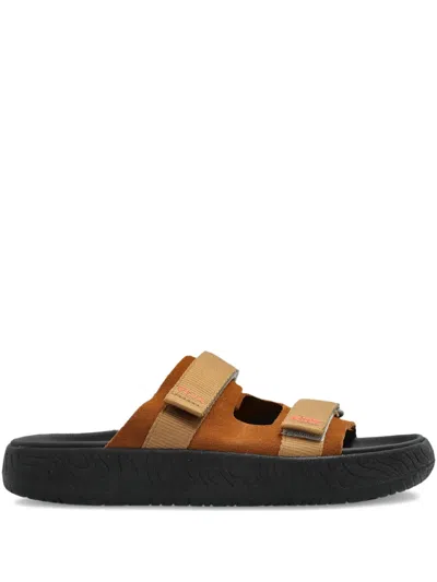 Veja X Homecore Logo-embellished Slides In Brown