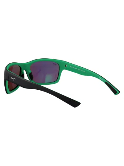 Maui Jim Rectangle Mirrrored Sunglasses