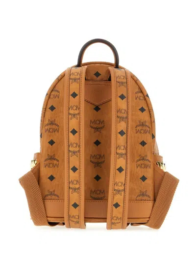 Mcm Printed Canvas Mini Stark Backpack
