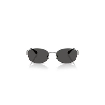 Michael Kors Monte Carlo Mk 1161 189387 56mm Womens Oval Sunglasses In Black