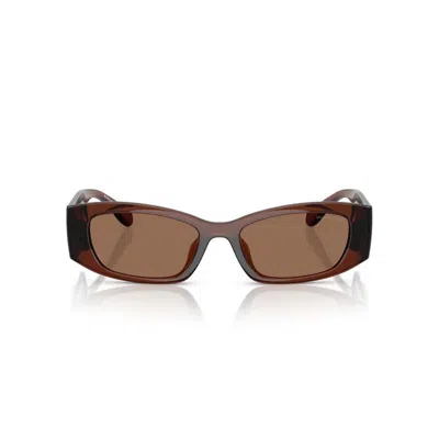 Michael Kors Woman Sunglass Mk2243u Rhodes In Brown