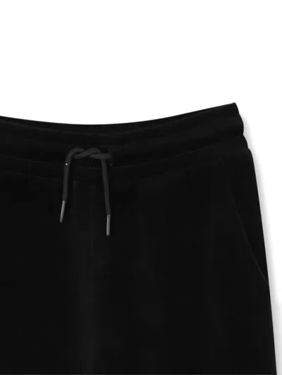 Sonia Rykiel Enfant Velvet Trousers In Black