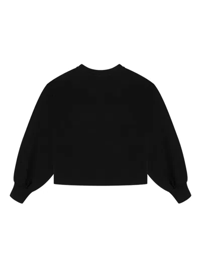Moschino Teddy Bear-print Sweater In Black